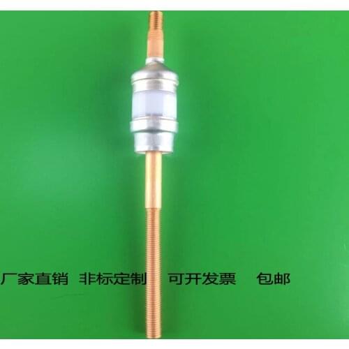 Electrode core column vacuum ceramic high voltage insulation seal metal seal plug through conductive connection device