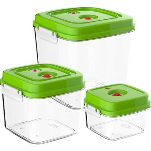 Vacuum Food Sealers Vacuum Container Large Capacity Food Saver Storage Square Plastic Containers With Pump machine vacuum