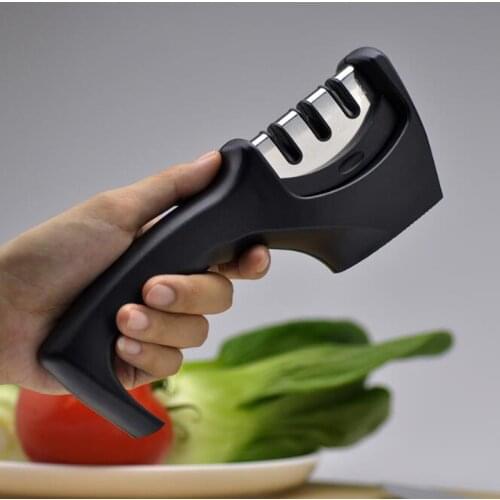 High carbon steel knife sharpener,Kitchen quick knife sharpener,Household function thick and fine ceramic diamond sharpener