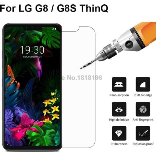 Tempered Glass For LG G8 ThinQ Screen Protector 9H 2.5D HD Anti-explosion Smartphone LCD Film For LG G8S ThinQ Case Glass Cover