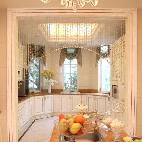 Crystal Glass Bead Curtain Luxury Living Room Bedroom Window Door Wedding Decor for living room cortinas dormitorio Supplies