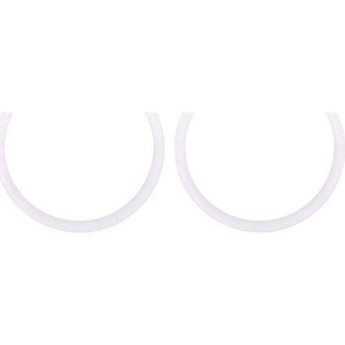 Women Plastic Round Shaped Handle Transparent Replacement For DIY Purse Beach Bag Handbag