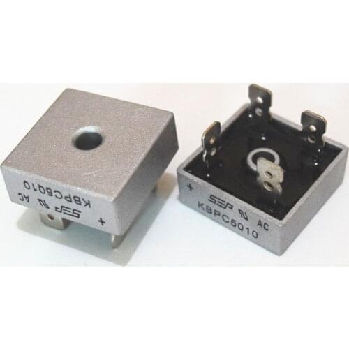 2PCS/LOT KBPC5010 50A 1000V Diode Bridge Rectifier kbpc5010
