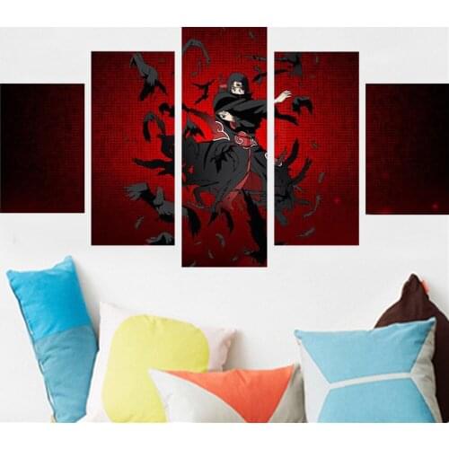 5 Panel Canvas Art Wall Decor Japan Style Animation Poster Modern Decoration Home Living Room Frame Modular Print Pictures