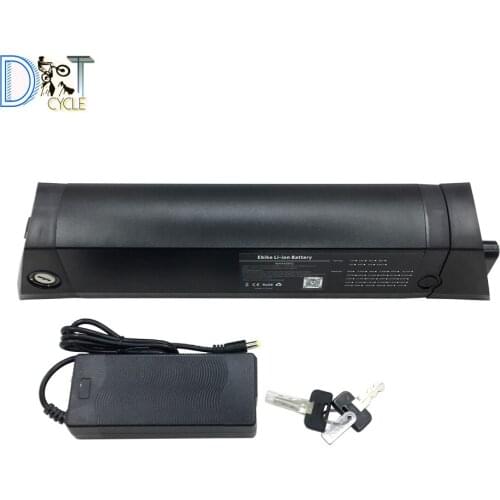 High power Slim down tube 36V 10Ah 36V 14Ah battery pack with capacity display for ebike/fat tire bike with charger