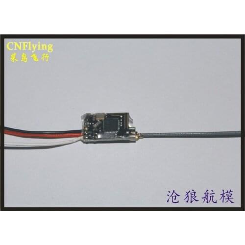 Free shipping S801S micro receiver 8 channel 8ch DSM2 standard SBUS out Receiver for DSM-2 fit JR Transmitter