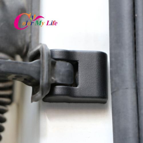 Color My Life Car Door Stopper Lock Protective Cover Door Lock Covers for Skoda Rapid Octavia RS A5 A7 Fabia Superb Yeti Parts
