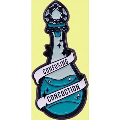 Harry Potion Confusing Draught magic bottle enamel pin Witchcraft and Wizardry brooch