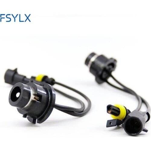 FSYLX HID xenon D2S D2R D2C cables relay harness for Car D2 HID Xenon bulb Ballast D2 - big KET HID connector wiring harness