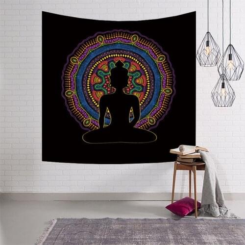 Indian Mandala Tapestry Wall Hanging Tapestry Boho Tapestries Gobelin Home Decoration Carpets Sofa Table Cloth Bedspread Ceiling
