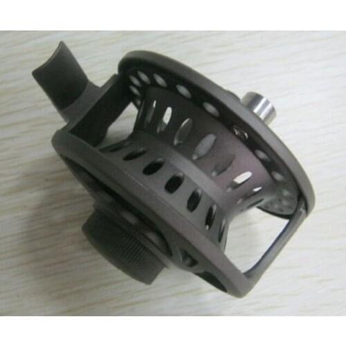 Aventik Fly Fishing Reel Matt Coffee Large Arbor Alum Die Casting Fly Reel NEW L