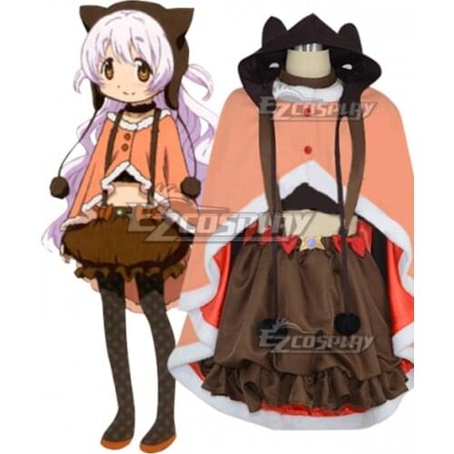 Puella Magi Madoka Magica the Movie: Rebellion Nagisa Momoe Charlotte Bebe Girls Halloween Party Dress Set Cosplay Costume E001