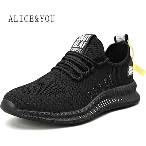 Trendy Sneakers Men 2021 Fashion Mesh Mens Casual Shoes Lightweight Vulcanize Shoes Man Walking Sneakers