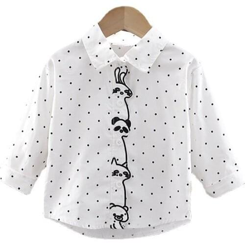 New Spring Autumn Children Fashion Clothes Baby Boys Girls Cartoon Shirt Toddler Casual Costume Kids Infant Cotton Clothing