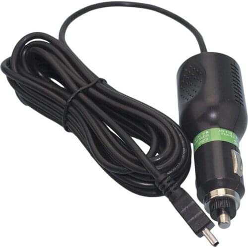 New Arrival DC 5V 2.1A Mini USB Car Power Charger Adapter Cable Cord 3.5m For GPS Car Camera