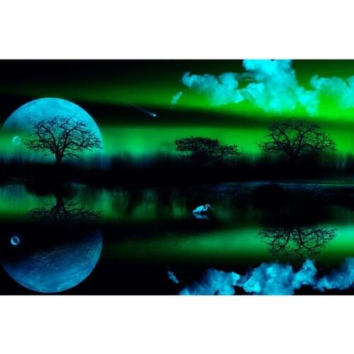 New 5d diy diamond painting landscape pattern full square round diamond embroidery Sale rhinestones mosaic home decoration CV68