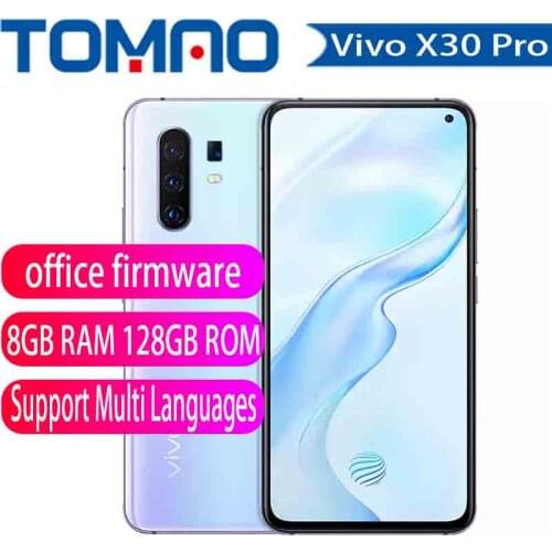 New vivo X30 Pro Original Mobile Phone 8G 256G Exynos 980 60X Zoom 64.0MP Camera 33W Fast Charge Face ID Fingerprint Smartphone