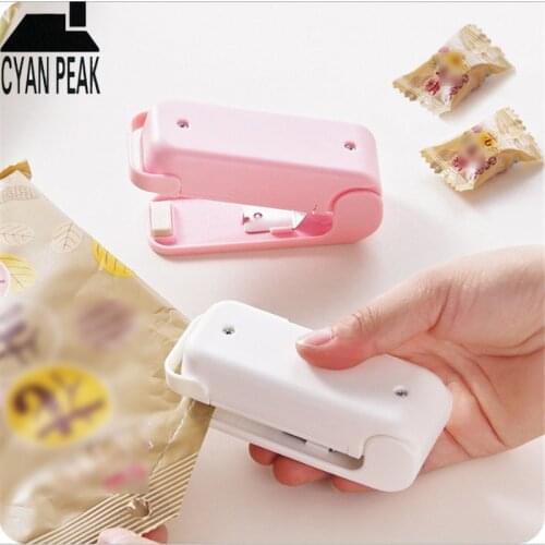 Portable Bag Clips Mini Heat Sealing Machine Impulse Sealer Seal Packing Plastic Package Sealer Household Packing Gadgets