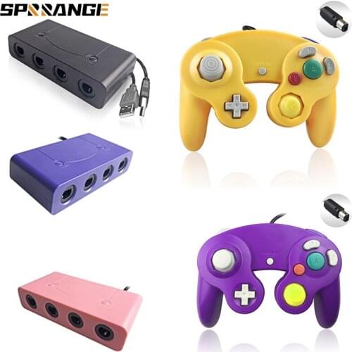 Wired USB/GC Controller For NGC Gamecube For Nintendo Switch Controller Adapter for NGC Gamepad Controle PC GC Handheld Joystick