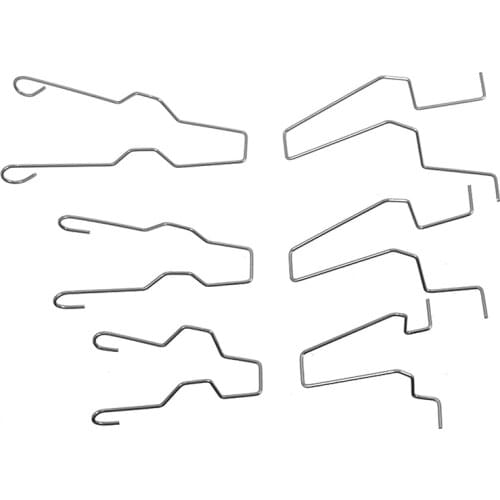 6pcs H1 H3 H4 H7 Headlight Bulb Spring Clips Car Headlamp Light Bulb Retainer Metal Spring Clips Buckles