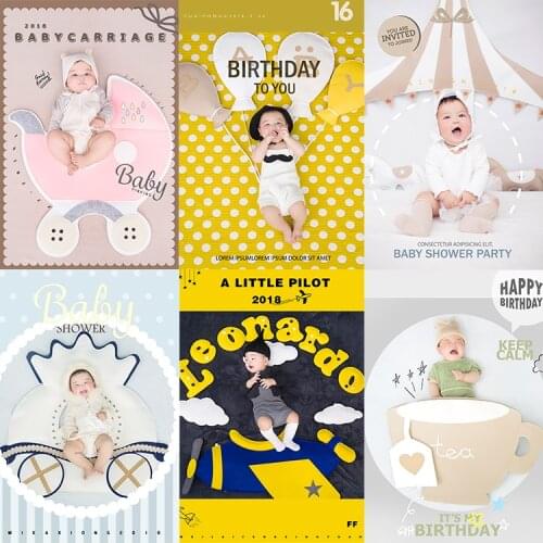 Dvotinst Baby Photography Props Creative Modeling Theme Background Clothes Set Fotografia Accessories Studio Shoots Photo Props