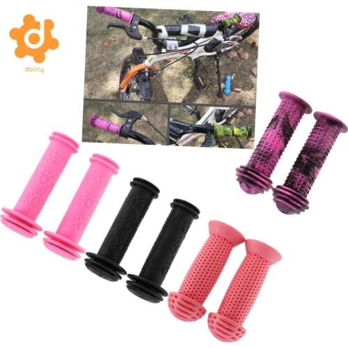 1 Pair Bicycle Handlebar Grips Children Bike Tricycle Scooter Anti Slip Rubber Hand Grips