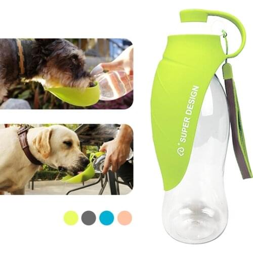 580Ml Collapsible Pet Dog Bottle Water Bowl Silicone Portable Pet Water Bottle Dog Water Dispenser Travel Feeder Pet Bowl Cat