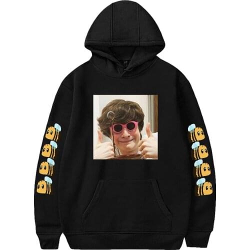 Tubbo Dreamwastaken GeorgeNotFound Print Autumn and Winter Holiday Men/Women Pure Cotton Fleece Hooded Novelty Sweet Streetwear