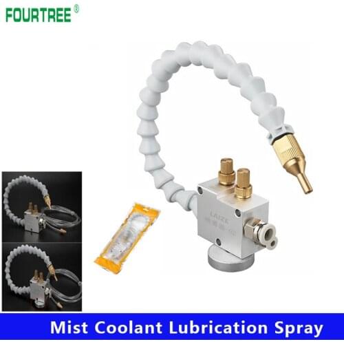Mist Coolant Lubrication Spray System CNC Lathe Milling Drill Engraving MachineTool For 8mm Pipe Cooling Drop High Quality