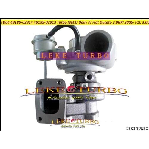 Turbo TD04 49189-02914 49189-02913 49189-02912 504137713 504340177 504092197 For IVECO Daily IV For Fiat Ducato 3.0L HPI 06- F1C