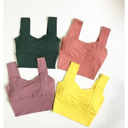 Cropped Tops Sports Yoga Bra Energy Fitness Workout Running Bra Sports Bra Women Fitness Padded Yoga Bra Push Up Gym