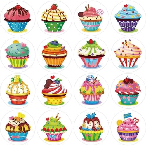 Wedding Party Decoration Happy Birthday Gift Sticker Baking Cake Label Christmas Day Decoration Label Envelope Sealing Sticker