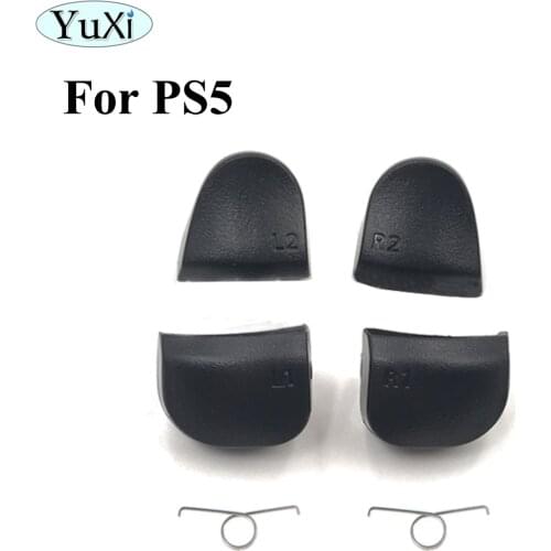 YuXi For Sony for PlayStation 5 Controller L1 R1+L2 R2 Trigger Buttons + Springs Tool Replacement Parts for PS5 Controller