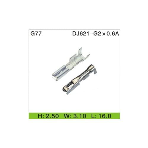 100Pcs DJ621-G2A Female Denso 2pin Fuel Injector Connectors Terminals Connectors car Electrical Connector teminal for Denso