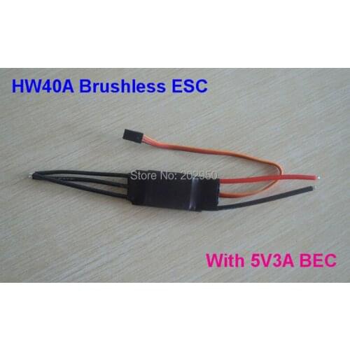 4pcs/lot 40A Brushless Speed Controller ESC For RC Airplane Aircraft Helicopter Plane Wholesale Promotion