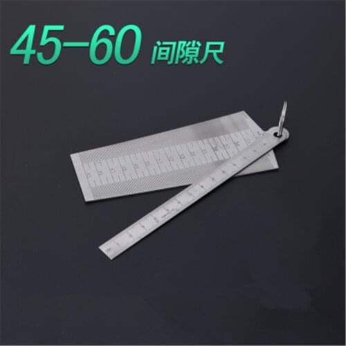 45-60mm Welding Taper Feeler Gauge Gage Stainless Steel Depth Ruler Hole Inspection For Measurement Tool