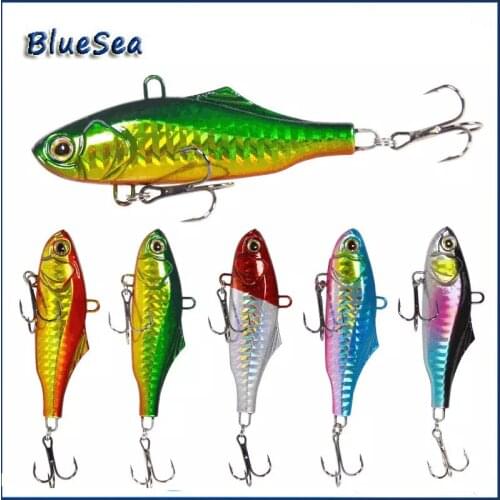 BlueSea 22.6g Metal JIgging Lures VIB Hard Bait Fishing Lure Jigging Lure Sinking Artificial Bait Wobbler Vibrate Pesca Lure