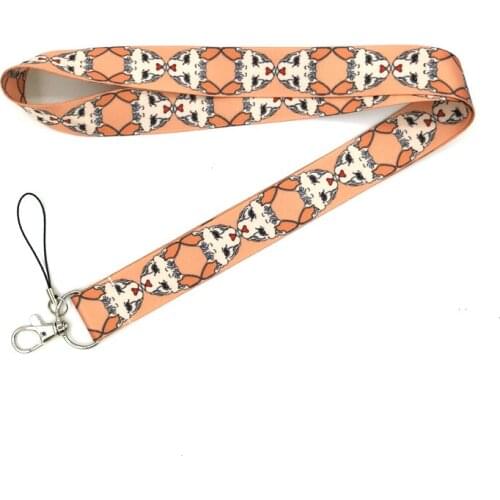 Cartoon Hairless Sphynx Cats Lanyard Keys Phone Holder Funny Neck Strap With Keyring ID Card DIY Animal ribbons Hang Rope