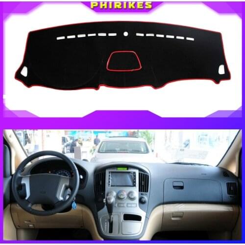 For Hyundai Grand Starex Royale i800 H-1 H300 07~19 Dashboard Cover Sun Shade Dash Mat Pad Carpet Stickers Interior Accessories