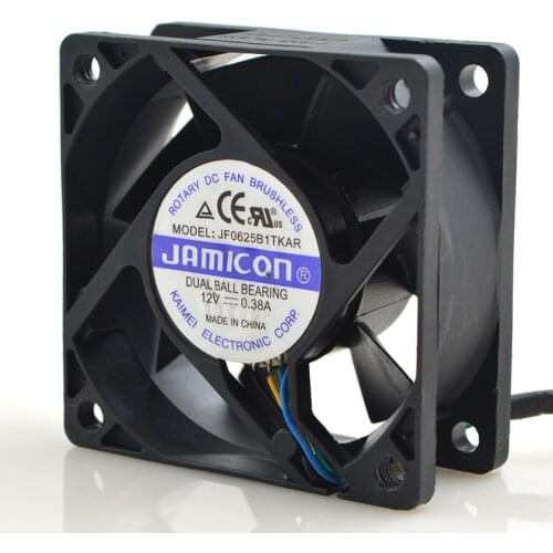 FOR JAMICON JF0625B1TKAR 12V 0.36A 6015 6CM 4 PWM