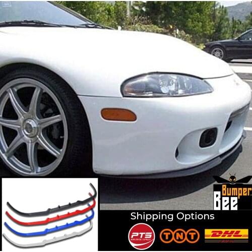 For Mitsubishi Eclipse MK2 CUPRA R FRONT SPOILER BUMPER LIP Euro Spoiler Lip Universal 3 pcs Body Kit
