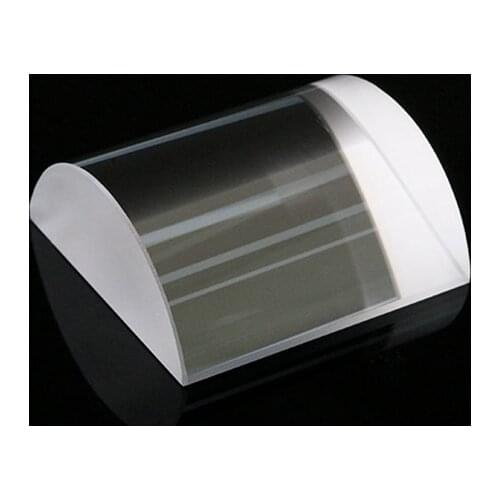 H-K9L glass radius 26.25 mm cylindrical Plano Convex lenses with focal length 50.8 mm for laser beam finishing