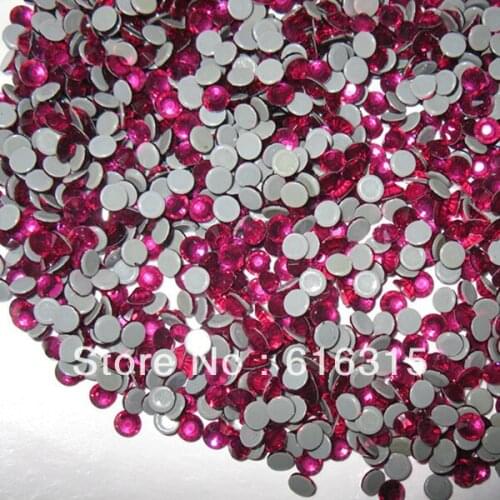 Hotfix rhinestone 2013 new style hotfix rhinestone china wholesale price ;ss20 fuchsia rhinestone for shoe boots decoration