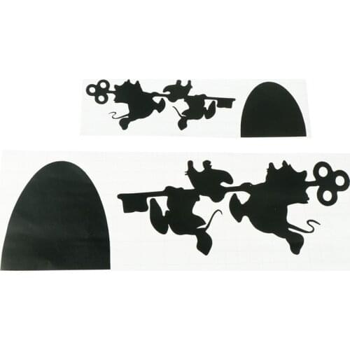 Jaq And Gus Mouse House Vinyl Wall Sticker Home Decor Wall Decal Cinderella Mothers Day Jack And Gus Cartoon Car Stickers