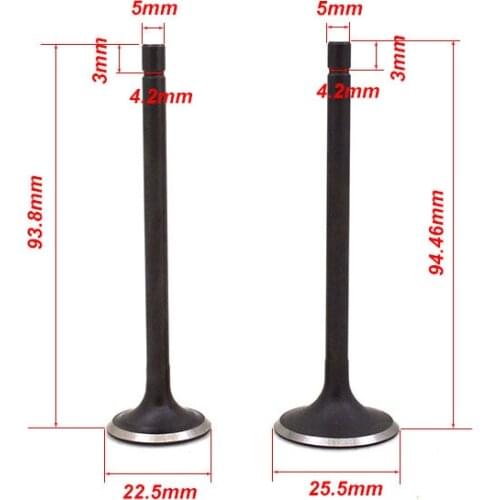 Motorcycle Engine Valve Intake Exhaust Stem Valve Guide Oil Seal for Suzuki EN125 EN 125 125cc Engine Spare Parts