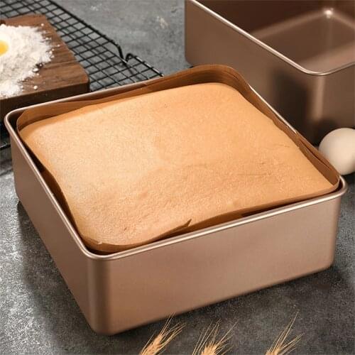 Kitchen DIY Bakeware Square Bread Pan Mold Carbon Steel Toast Bread Mold Cake Tray Cake Mould Bakeware Non-Stick Baking Tools