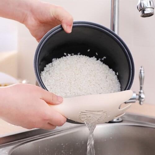 Kitchen Creative Tool Rice Washing Tool Washing Rice Sieve Household Sink Food Drain Strainer Colander Kitchen Gadgets