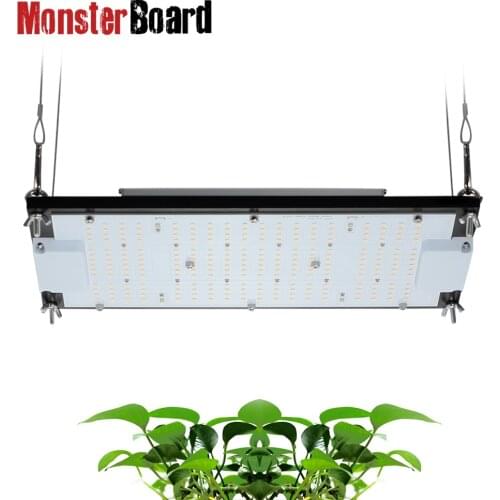 Dimmable 120W Quantum LED Grow Light Full Spectrum Samsung LM301H/LM301B SK 3000K 3500K 660nm 730nm 395nm for Indoor Plants