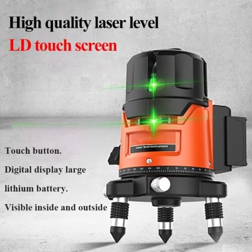 Laser Level Optical Instruments Wall Laser Horizontal Self Leveling 3d Lazer Self Leveling Laser Guide Straight Line Prism Level
