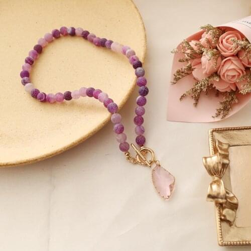 Fashion Multilayer Flame Stone Chain Necklace Bull Head Crystal Pendant Necklace for Women Statement Creative Starfish Jewelry